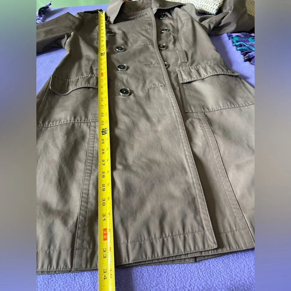 Michael Kors Double Breasted Trench Coat Women’s Small Old Money